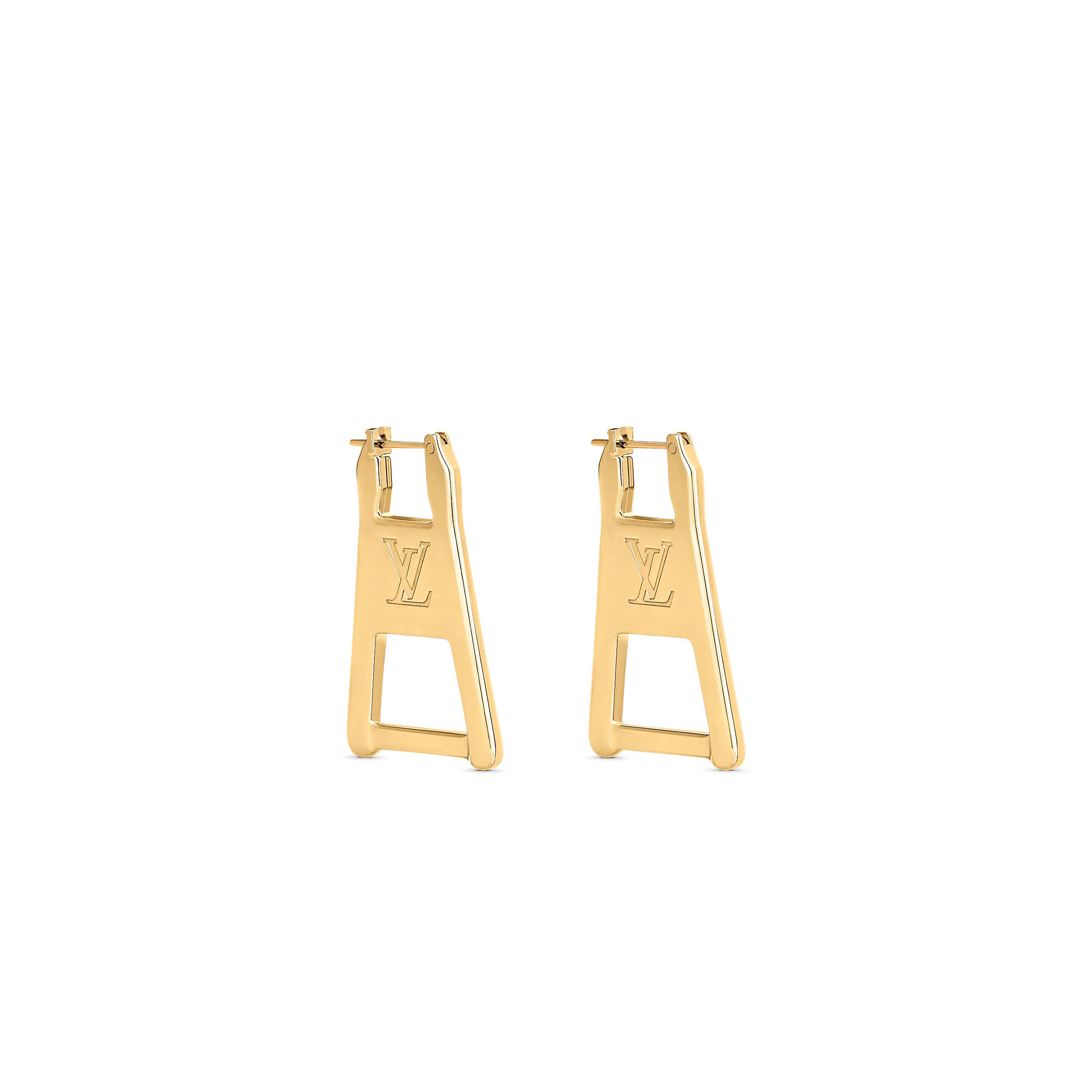 LOUIS VUITTON LV ZIPPER EARRINGS M00962